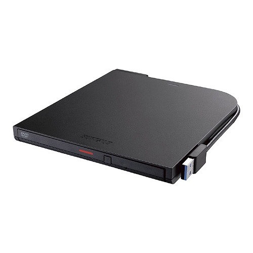 バッファロー USB3.2(Gen1)対応ポータブルDVD-ROM読込専用モデル DVSM-PTR8U3-BKA(代引不可)【送料無料】の通販は 5,005円