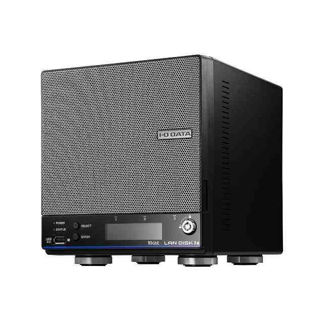 アイ・オー・データ機器 10GbE Linux OS 法人2ドライブBOXタイプNAS 4TB(5年保証・データ復旧) HDL2-HA4B(代引不可)【送料無料】