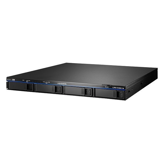アイ・オー・データ機器 10GbE Linux OS 法人4ドライブ 1UラックタイプNAS 64TB(5年保証・データ復旧) HDL4-HA64-UB(代引不可)【送料無料】の通販は