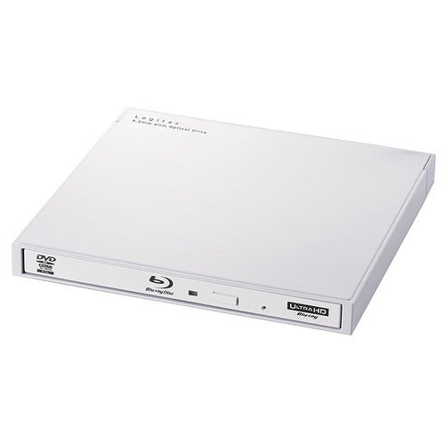 ロジテック Blu-rayディスクドライブ/USB3.0/スリム/書き込みソフト付/UHDBD対応/ホワイト LBD-PWA6U3LWH(代引不可)【送料無料】の通販は