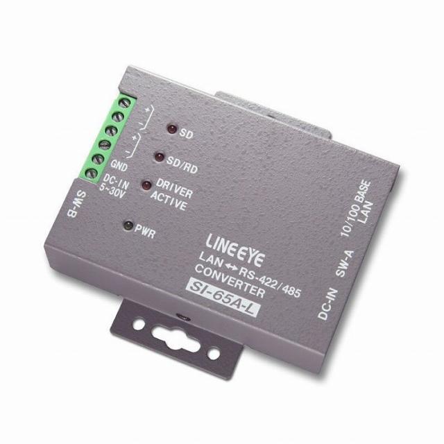ラインアイ インターフェースコンバータ LAN(=)RS-422/485 壁掛タイプ SI-65A-L(代引不可)【送料無料】の通販は