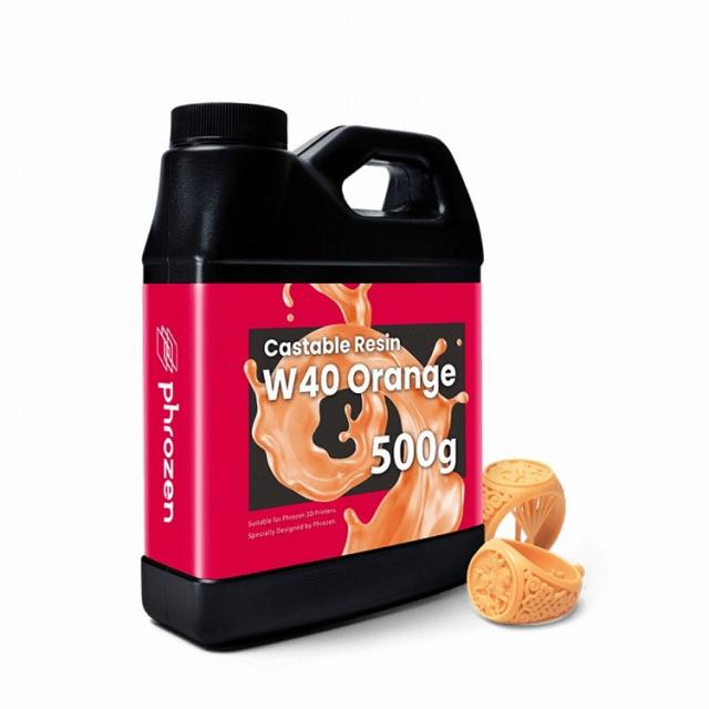 Phrozen フローズン純正 鋳造用 キャスタブル W40(オレンジ)レジン 500g FMTJWCAW4S(代引不可)【送料無料】の通販は