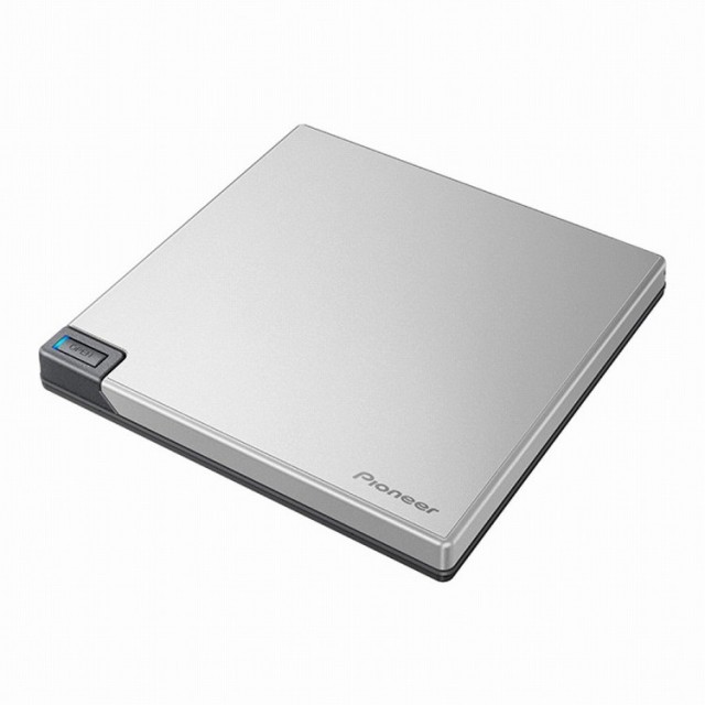 パイオニア クラムシェルタイプUSB3.1対応外付けポータブルBDドライブ(シルバー) BDR-XD08SV(代引不可)【送料無料】の通販は