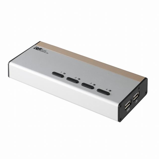 ラトックシステム DVIパソコン切替器(4台用) RS-430UDA(代引不可)【送料無料】