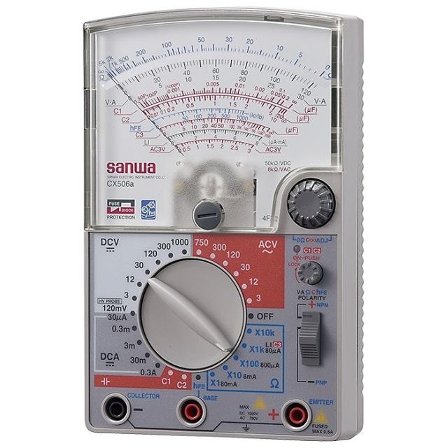 三和電気計器 アナログマルチテスタ CX506A(代引不可)【送料無料】の通販は 13,900円