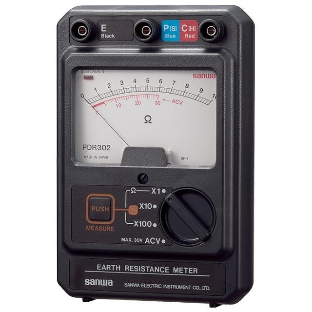 三和電気計器 接地抵抗計 PDR302(代引不可)【送料無料】の通販は