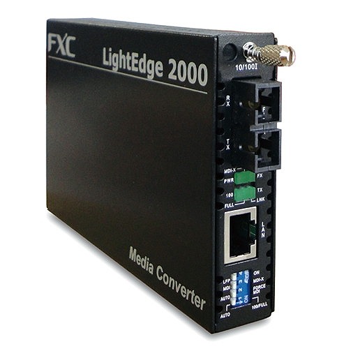 FXC 10BASE-T/100BASE-TX to 100BASE-FX シングルモード SCコネクタ 20Km 1芯型マイクロメディアコンバータ + 同製品SBXバンドル LEX1841-20B-ASBX 代引不可 FXC 10BASE-T⁄100BASE-TX to 100BASE-FX シングルモード SCコネクタ