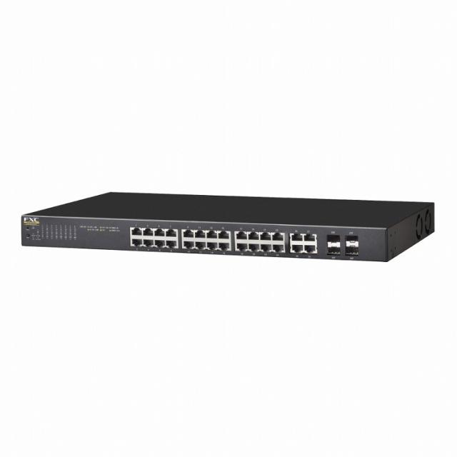 FXC Lite Smart PoE 28ポートタイプ(10/100/1000MPoEx24、1GSFPx4)MAX.370W NS2028VPEL(代引不可)【送料無料】