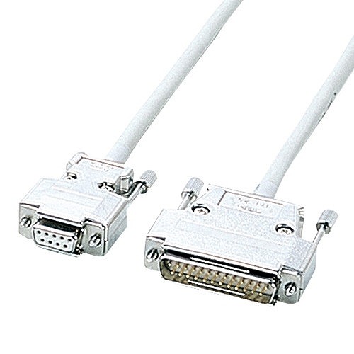 サンワサプライ RS-232Cケーブル 5m KRS-423XF5N(代引不可)【送料無料】の通販は