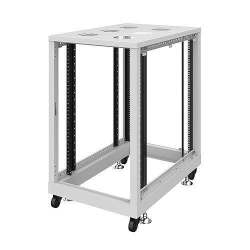 サンワサプライ (別途送料)19インチサーバーラック パネルなし(18U)W600xD900xH1020mm ライトグレー CP-SVN1890NPGYN(代引不可)【送料無料】の通販は 74,124円