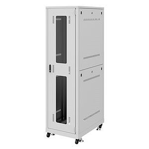 サンワサプライ (別途送料)19インチサーバーラック(42U)W600xD900xH2088mm ライトグレー CP-SVN4290GYN(代引不可)【送料無料】の通販は 388,900円