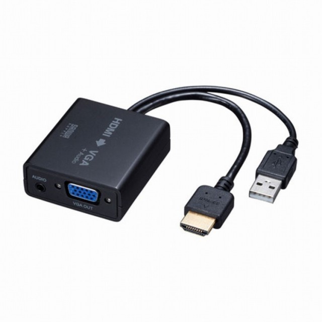 サンワサプライ HDMI信号VGA変換コンバーター VGA-CVHD6(代引不可)【送料無料】の通販は