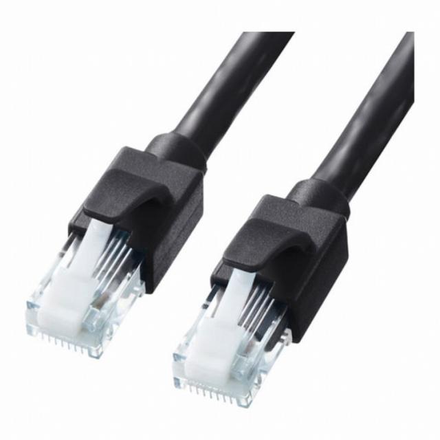 サンワサプライ カテゴリ6A LANケーブル KB-T6ATS-30BK(代引不可)【送料無料】の通販は 8,840円