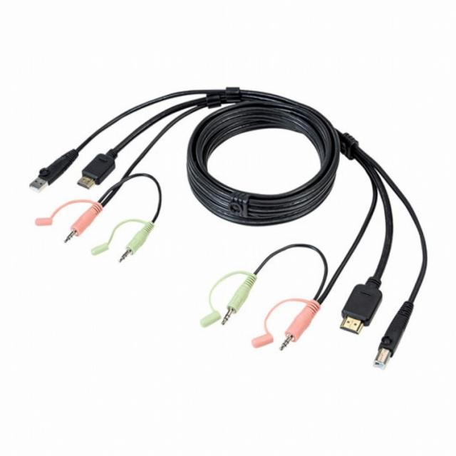 サンワサプライ パソコン自動切替器用ケーブル(1.8m) SW-KHU180(代引不可)【送料無料】 5,830円