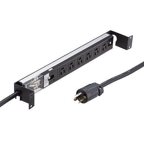 サンワサプライ サーバーラック用コンセントバー1U TAP-SVSL206-1U(代引不可)【送料無料】