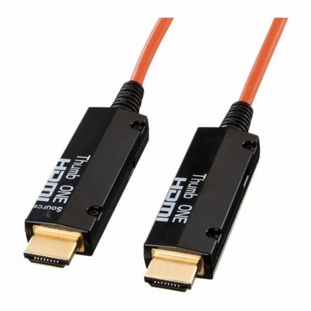 サンワサプライ 光ファイバHDMIケーブル 30m KM-HD20-FB30K(代引不可)【送料無料】の通販は 45,912円