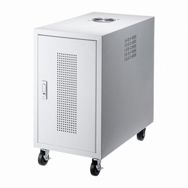 サンワサプライ (別途送料)キャスター付きハブボックス(4U) CP-THBOX4UW(代引不可)【送料無料】の通販は