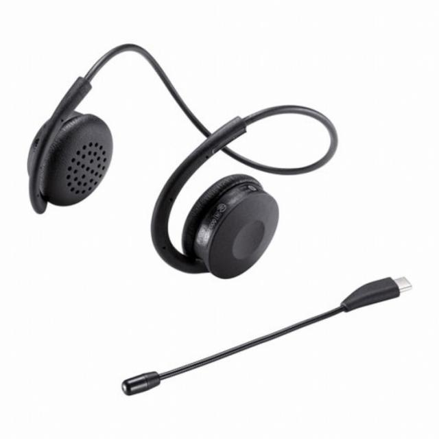 サンワサプライ Bluetoothヘッドセット(両耳・外付けマイク付き) MM-BTSH63BK(代引不可)【送料無料】の通販は 9,180円