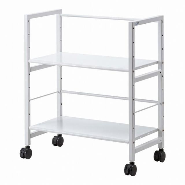 サンワサプライ 高耐荷重ワゴン(2段) WG-207(代引不可)【送料無料】の通販は 13,675円