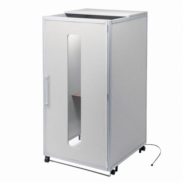 サンワサプライ (別途送料)セミクローズ型ワークブース(ベージュ) SPT-PB009BG(代引不可)【送料無料】の通販は