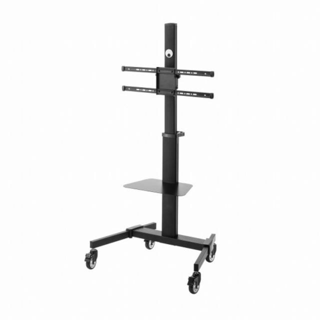 サンワサプライ 37~75型対応ディスプレイスタンド(90度回転機能付き) CR-PL62BK(代引不可)【送料無料】の通販は