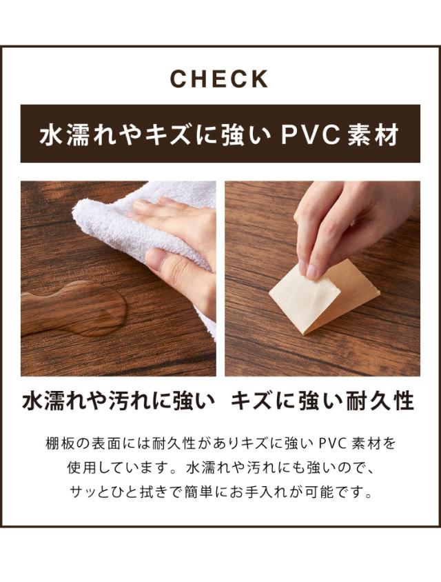 ヴィンテージ ローボード テレビボード テレビ台 棚付き 3段ラック 三段 ラック 収納 オープンラック AVボード 茶系(代引不可)【送料無料