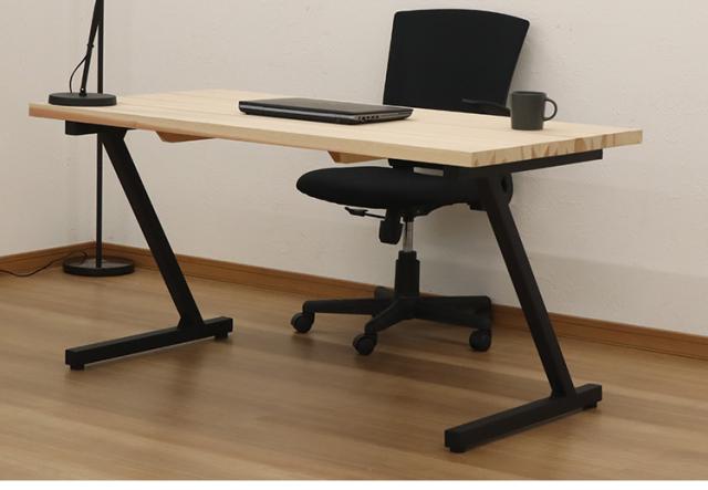 DIYテーブル 金属脚 Z型タイプ 幅63cm×高さ67cm 2本組 テーブルキッツ