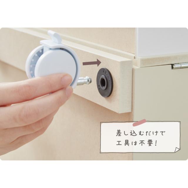 日本製 完成品 ピアノ下楽譜収納ワゴン 幅40cm 高さ53cm 奥行34cm ピアノワゴン キャスター ワゴン 子供部屋 収納 楽譜 ボックス ラック ピアノ 楽譜収納 譜面 収納棚 キャビネット【送料無料】_15