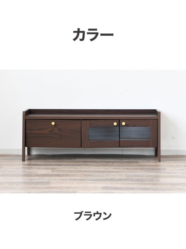 テレビ台 ローボード 幅113cm 完成品 脚付き テレビボード ロータイプ 32型 40型 43型 薄型 スリム 奥行34cm コード穴 ガラス扉 DVD収納 引き出し リビングボード AVボード 北欧 おしゃれ 木製(代引不可)【送料無料】_13