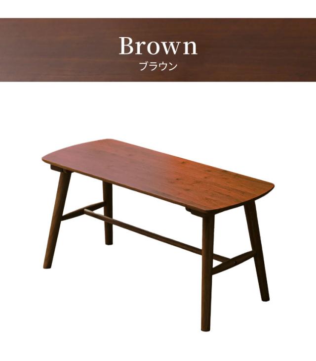 ダイニングベンチ 95cm 単品 無垢材 ラバーウッド 天然木 木製 ベンチ 2人掛け 組み立て簡単 椅子 ダイニング チェア おしゃれ 北欧 ナチュラル ブラウン シンプル スリム 玄関椅子 長椅子 (代引不可)【送料無料 】_9