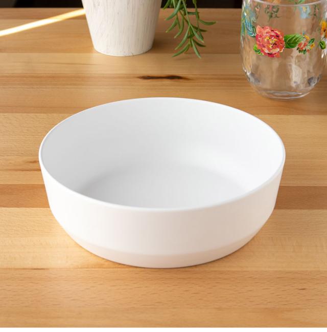 エッジマットホワイト 16点セット ターホン TarHong メラミン食器 割れにくい おしゃれ 食洗機対応 ボウル お皿 深皿 可愛い 電子レンジ不可 食洗機対応 ホワイト 食器セット プレート ボウル(代引不可)【送料無料】_8