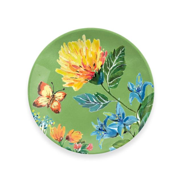 ガーデンフローラル サラダプレートアソート(4枚セット) 22cm ターホン