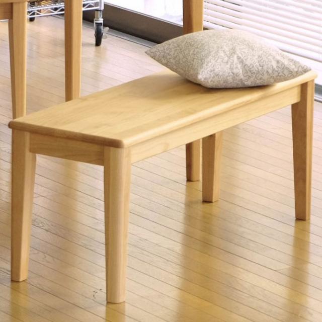 ベンチ ダイニングベンチ 2人掛け 幅100cm 無垢 天然木 ダイニング ベンチチェア ベンチソファ 北欧 木製 チェア かわいい(代引不可)【送