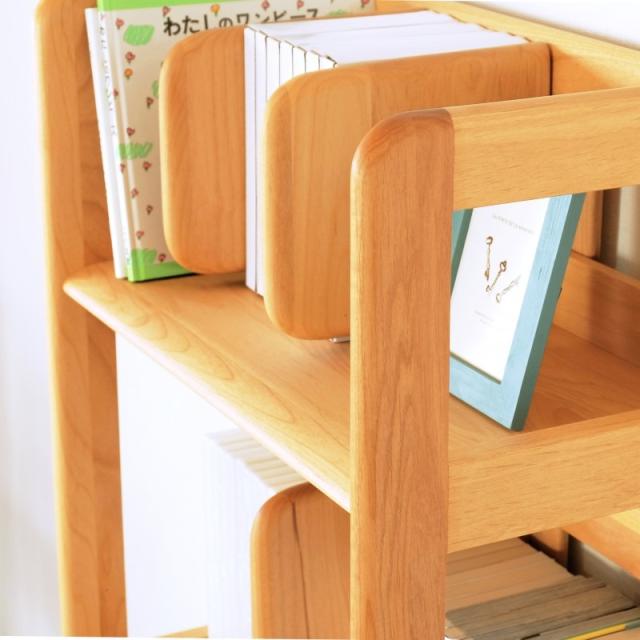 ISEEIKI 木製4段オープンシェルフ　学習　収納　本棚　一生紀 一生紀（ISSEIKI） シェルフ ラック 本棚 棚 オープンラック 収納棚