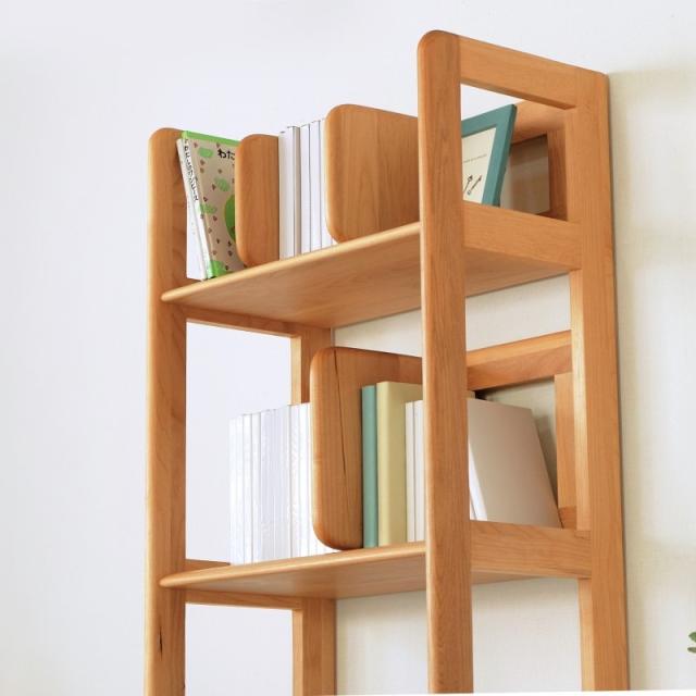 ISEEIKI 木製4段オープンシェルフ　学習　収納　本棚　一生紀 ISEEIKI 木製4段オープンシェルフ学習収納本棚一生紀