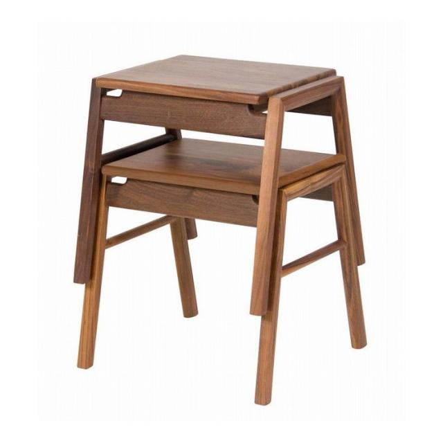 Latree(ラトレ) +ONE STOOLシリーズ 無垢のスツール 3 ウォールナット材 木製 高級感 飛騨家具 株式会社HIDAKAGU【送料無料】_4