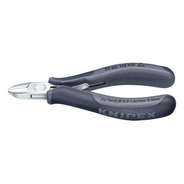KNIPEX(クニペックス) 7702-115ESD エレクトロニクスニッパー【送料無料】(代引不可)