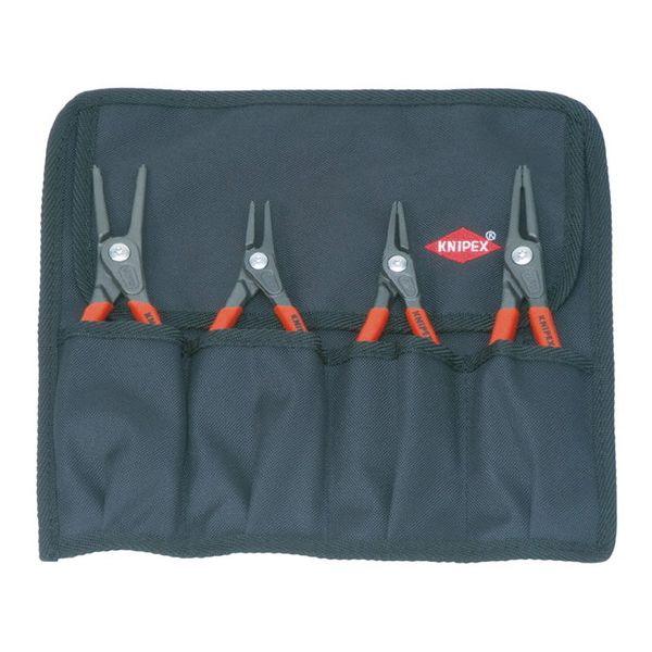 KNIPEX(クニペックス) 001957 精密スナップリングプライヤーセット(4本組)【送料無料】(代引不可)