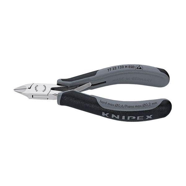 KNIPEX(クニペックス) 7732-120HESD 超硬刃エレクトロニクスニッパー【送料無料】(代引不可)