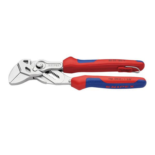 KNIPEX(クニペックス) 8605-180TBK プライヤーレンチ 落下防止 (BK)【送料無料】(代引不可)