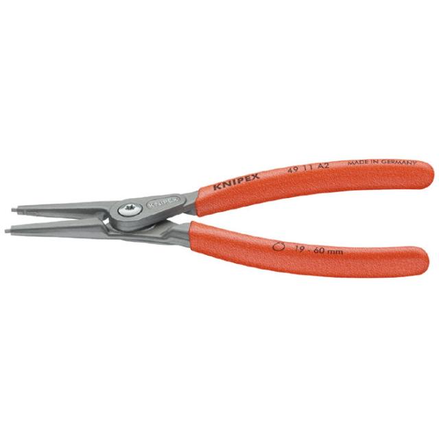 KNIPEX(クニペックス) 4911-A4 軸用精密スナップリングプライヤー 直(SB)(代引不可)【送料無料】
