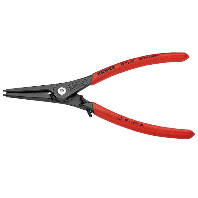 KNIPEX(クニペックス) 4931-A3 軸用精密スナップリングプライヤー 直(代引不可)【送料無料】