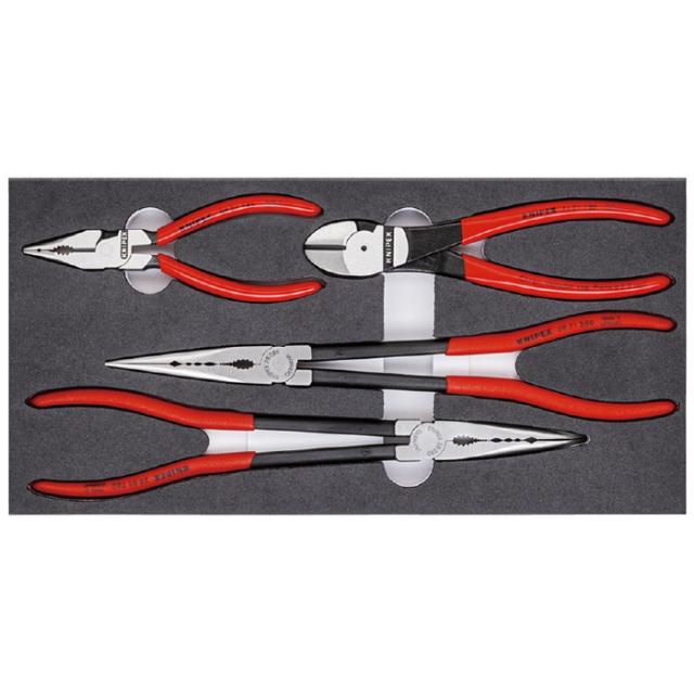 KNIPEX(クニペックス) 002001V16 プライヤーセット ウレタントレイ入り(代引不可)【送料無料】の通販は 18,000円