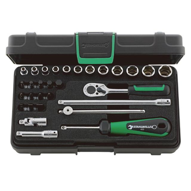 STAHLWILLE(スタビレー) 40/24/6KN (1/4SQ)ソケットレンチセット (96011138)(代引不可)【送料無料】