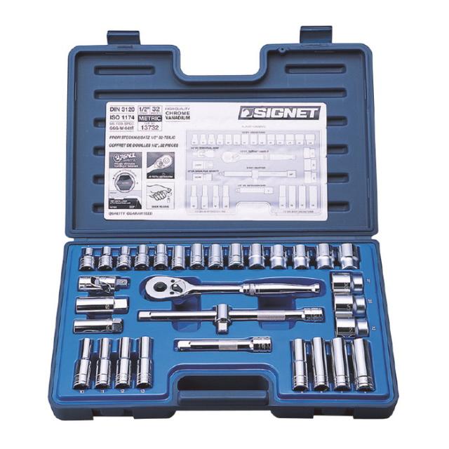SIGNET(シグネット) 13732 1/2DR 32PC MM ソケットレンチセット(代引不可)【送料無料】