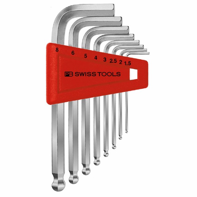 PB SWISS TOOLS PBスイス 212H-8 ボール付六角棒レンチセット(パック無し)(代引不可)【送料無料】の通販は