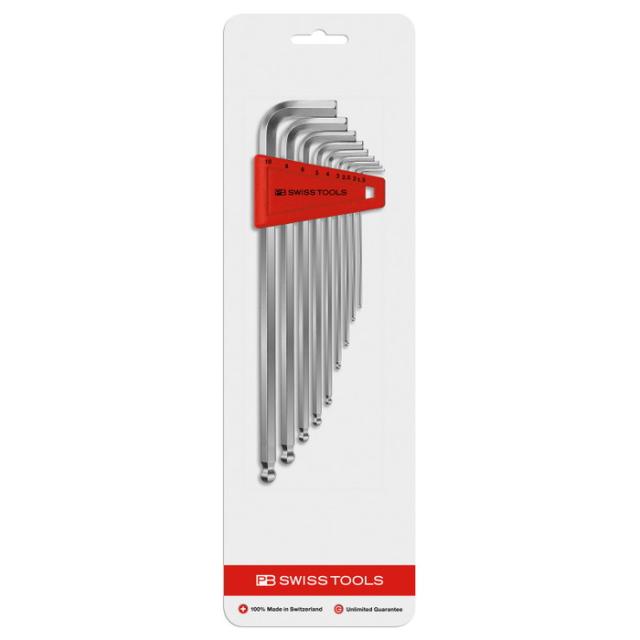 PB SWISS TOOLS PBスイス 212LH-10CN ボール付ロング六角棒レンチセット(代引不可)【送料無料】の通販は