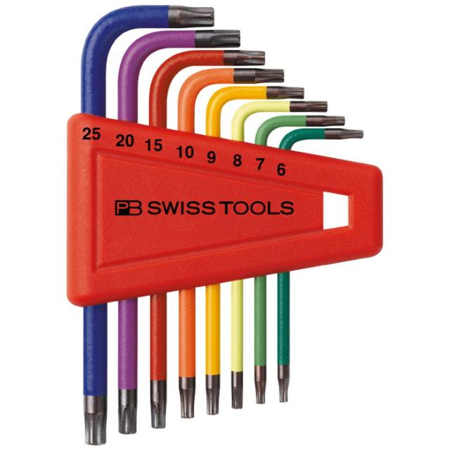PB SWISS TOOLS PBスイス 410H/6-25RB L型レインボーヘクスローブレンチセットパック無し(代引不可)【送料無料】