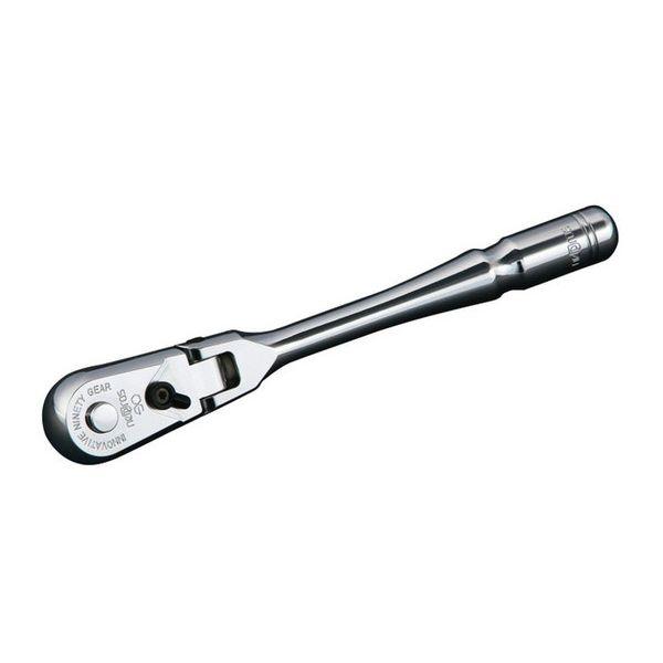 KTCネプロス NBRC390F (9.5SQ)コンパクトフレックスラチェットハンドル(代引不可)【送料無料】