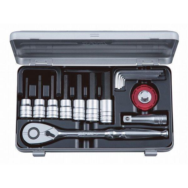 KTC 京都機械工具 TBT415HX (12.7SQ) ヘキサゴンビットソケットレンチセット(代引不可)【送料無料】